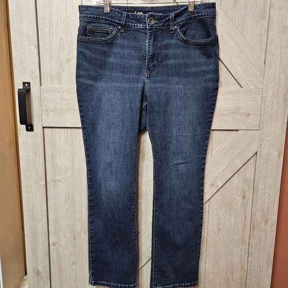 Lee Perfect Fit Straight Leg Jeans – Women's Size 14 Short - Picture 1 of 8